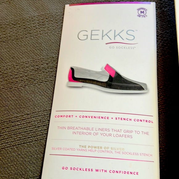 NWT- Gekks Go Sockless for Loafers size medium (US 7-8.5) - Picture 1 of 3